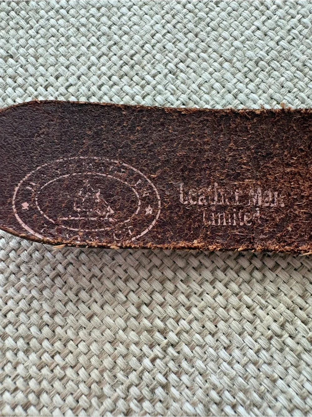 Vintage Leather Man Ltd Needlepoint Lighthouse Belt – Size 38 Coastal Prep